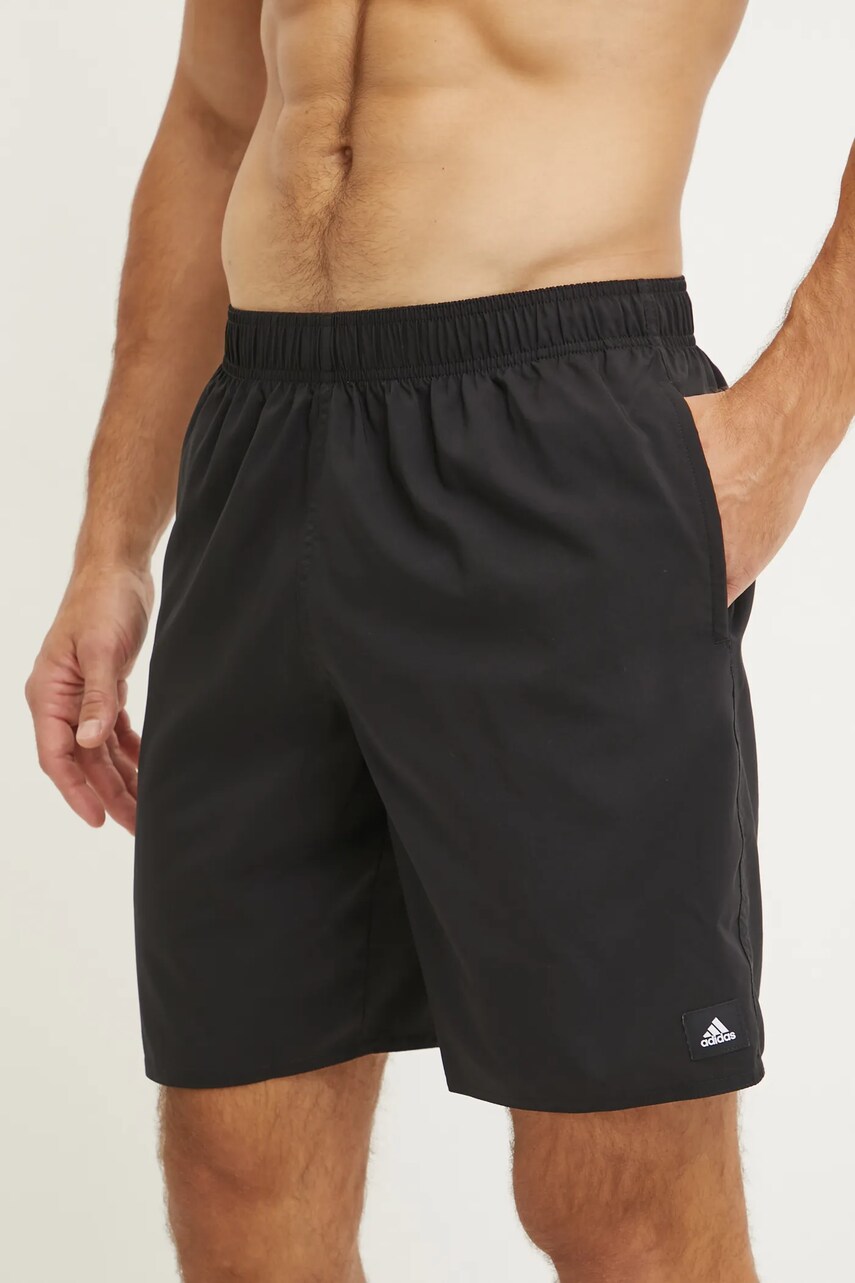 Купальні шорти adidas Performance Solid CLX чоловічі колір чорний однотонні IA5379