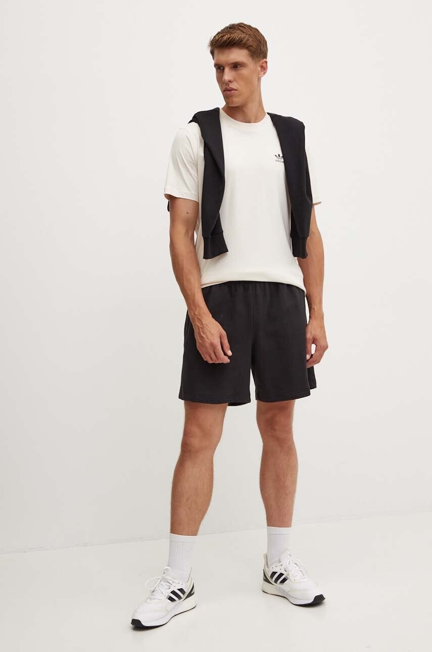 Бавовняні шорти adidas Originals колір чорний IY2249
