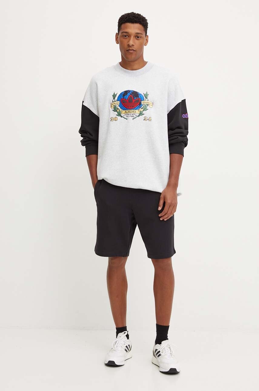 Бавовняні шорти adidas Originals колір чорний IY8520