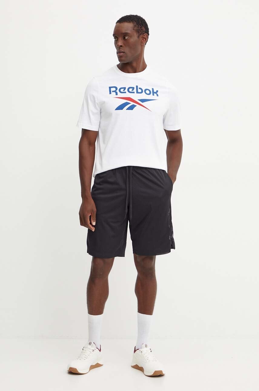 Шорти для тренувань Reebok Classic Above The Rim колір чорний 100075818