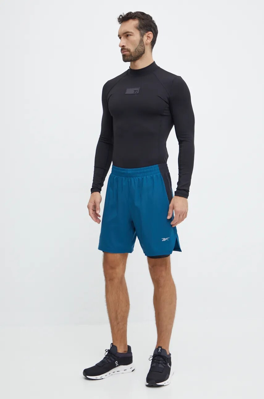 Шорти для бігу Reebok колір бірюзовий 100206010
