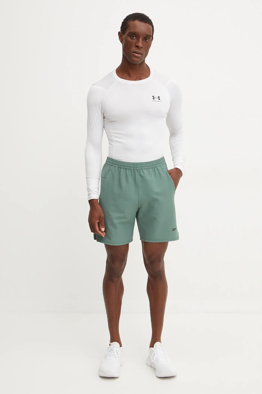 Шорти для тренувань Reebok Strength 4.0 колір зелений 100205356