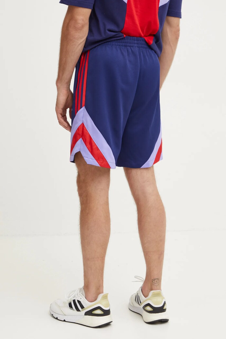 Шорти adidas Originals колір синій візерунок JJ1682