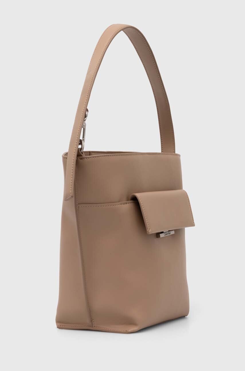 Сумочка Calvin Klein колір бежевий K60K612109