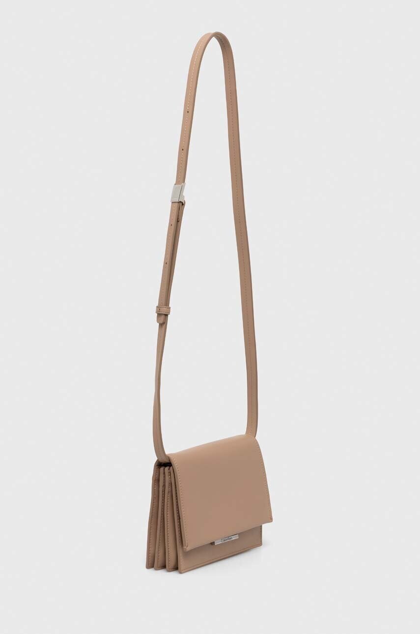 Сумочка Calvin Klein колір бежевий K60K612115