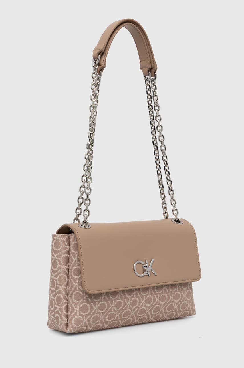 Сумочка Calvin Klein колір бежевий K60K612641