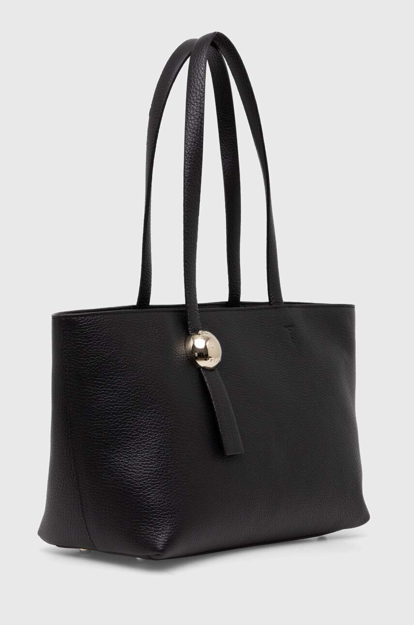 Шкіряна сумочка Furla колір чорний WB01384 HSF000 O6000
