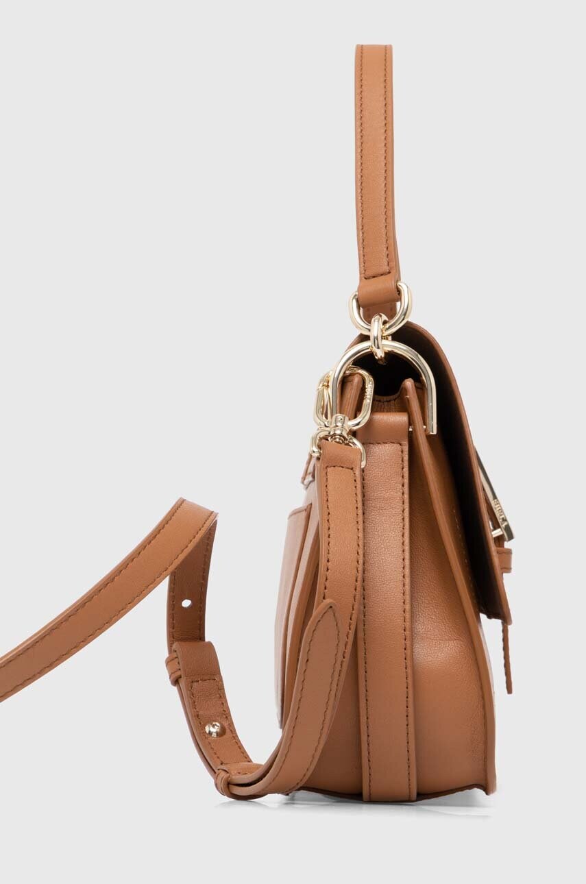 Шкіряна сумочка Furla колір бежевий WB00996 BX2045 RY000