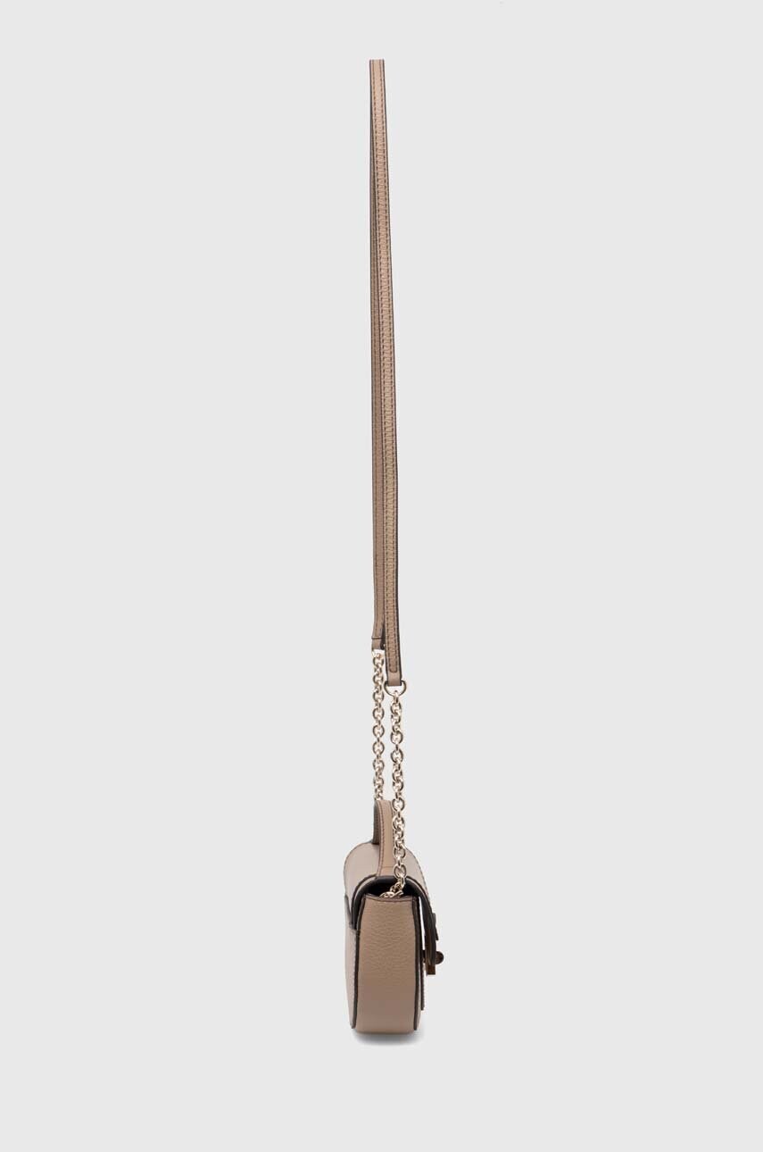 Шкіряна сумочка Furla колір бежевий WE00606 BX0053 1257S