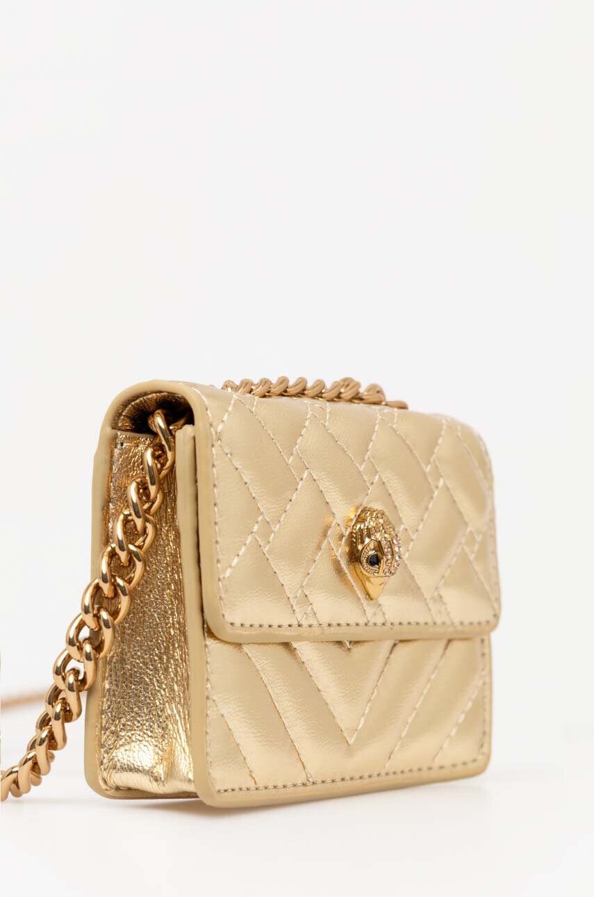 Сумочка Kurt Geiger London MICRO KENSINGTON колір золотий 9548661979