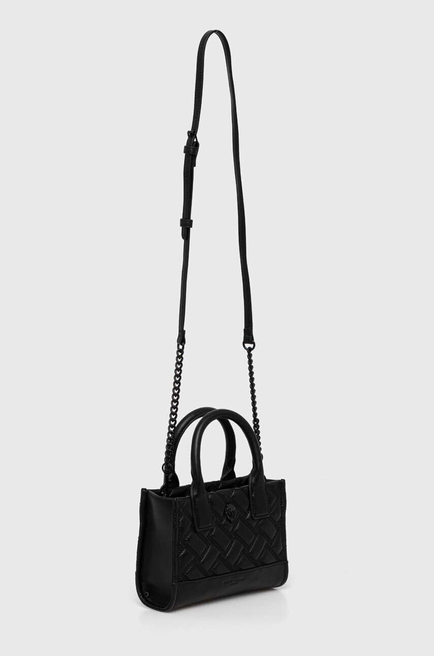 Шкіряна сумочка Kurt Geiger London XS KENSINGTON SQ TOTE DR колір чорний 2733400109