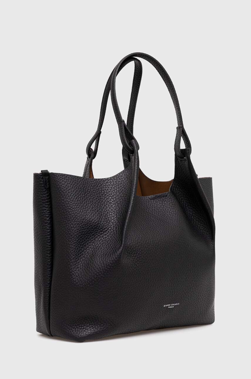 Шкіряна сумочка Gianni Chiarini DUA колір чорний BS 9720 RNGDBL