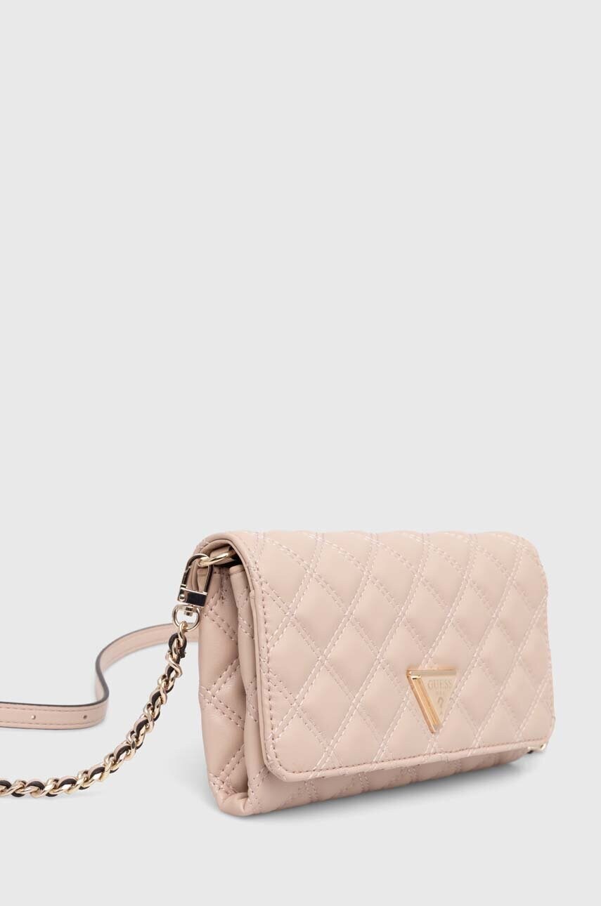 Клатч Guess GIULLY колір рожевий HWQG87 48750