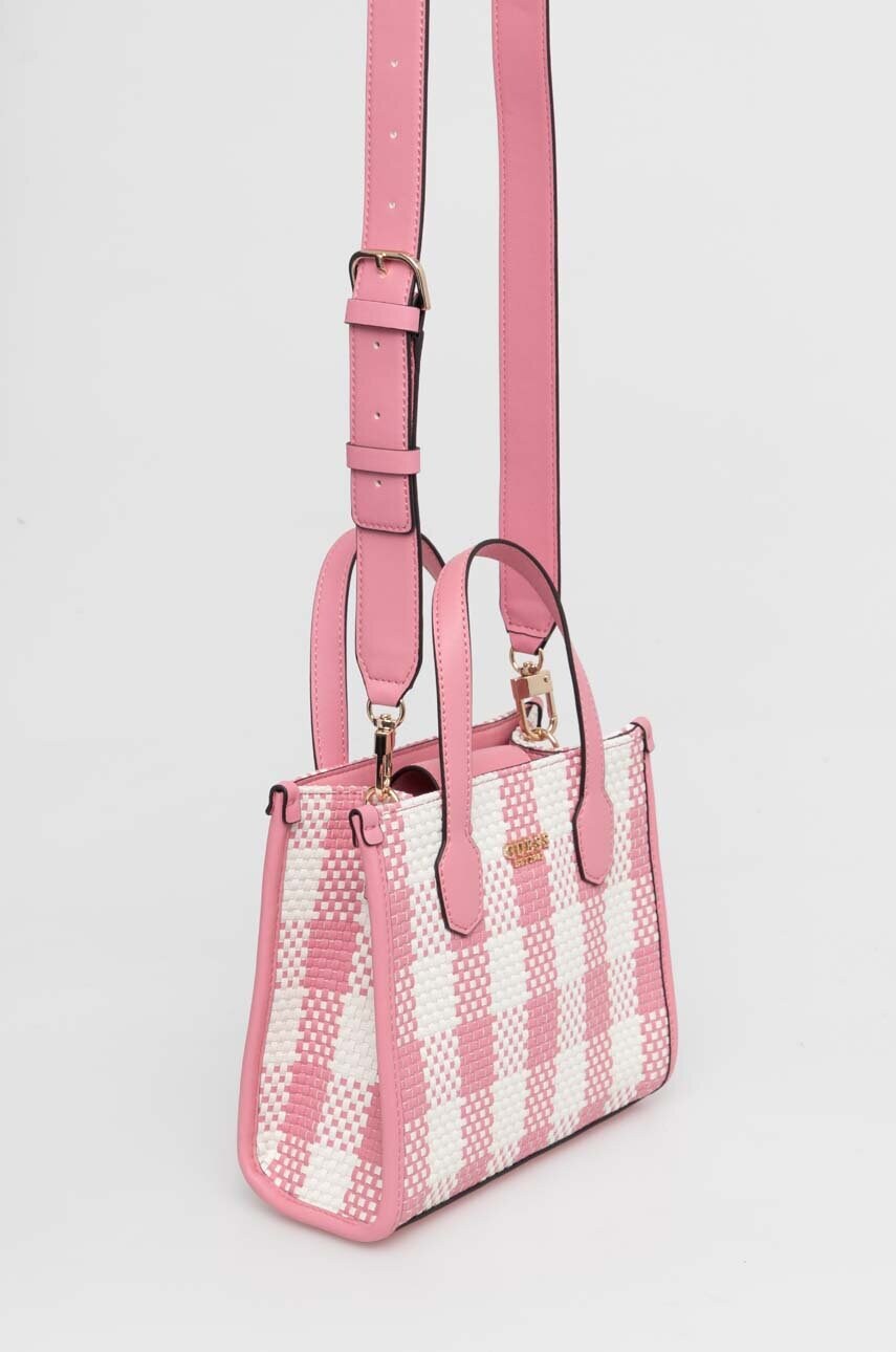 Сумочка Guess SILVANA колір рожевий HWGG86 65770