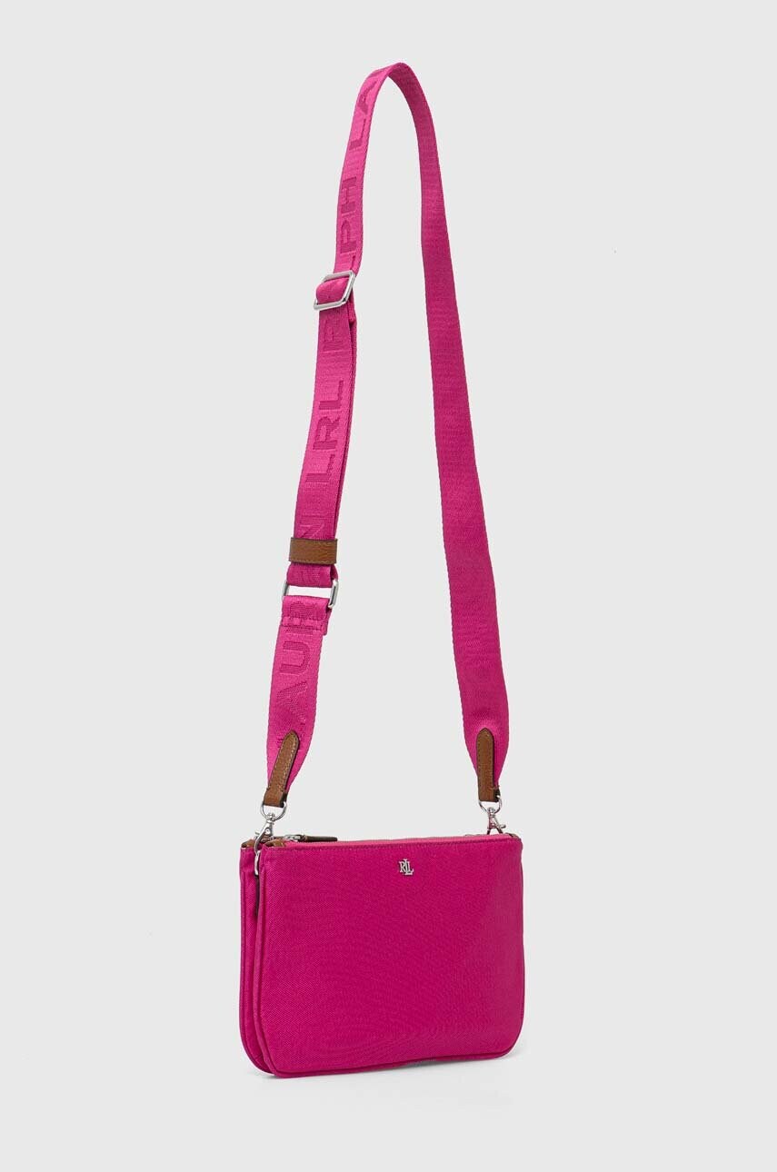 Сумочка Lauren Ralph Lauren колір рожевий 431945229