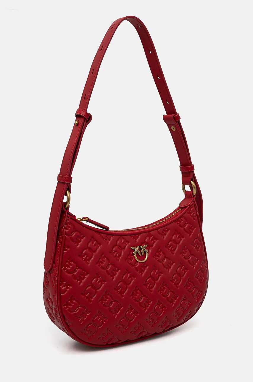 Шкіряна сумочка Pinko колір червоний 102790 A1YB