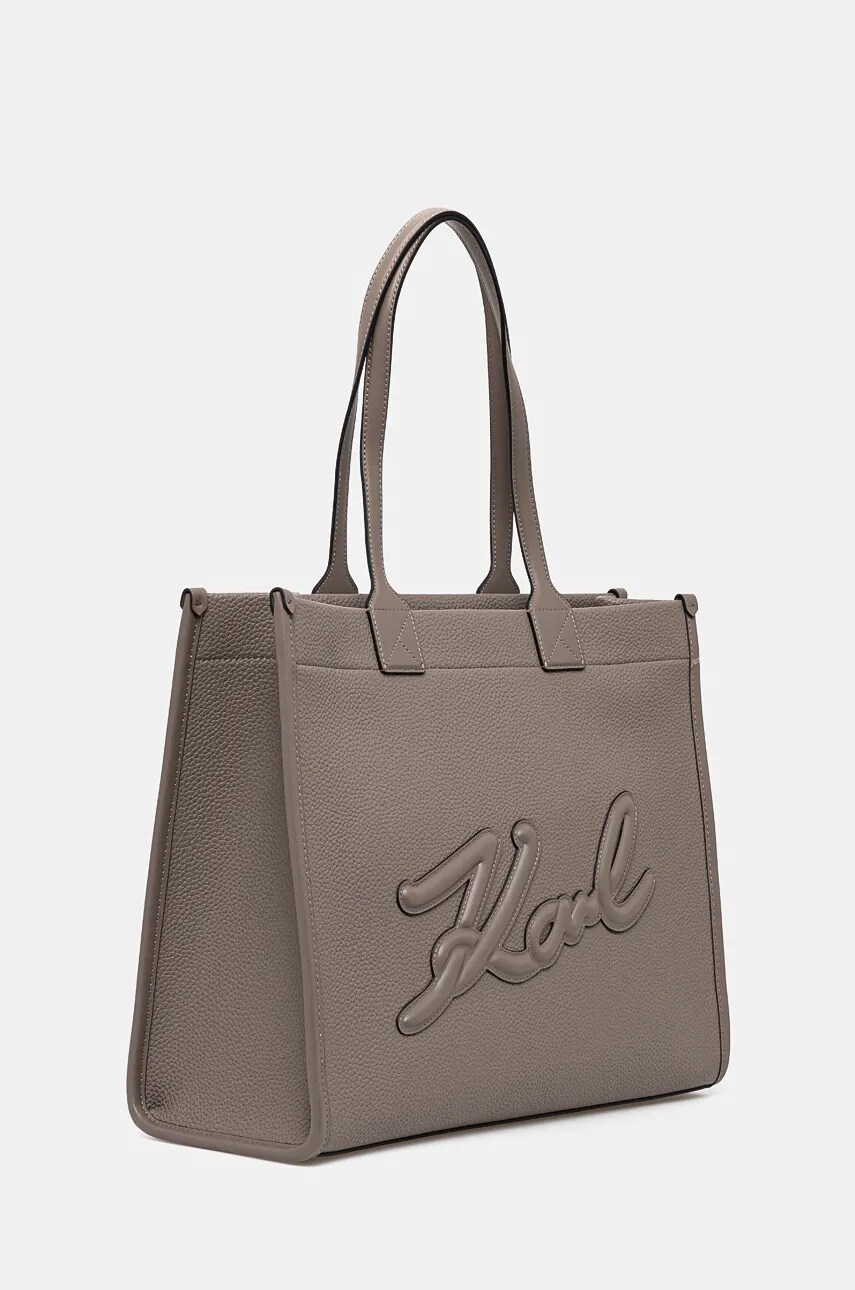 Сумочка Karl Lagerfeld колір сірий 245W3091