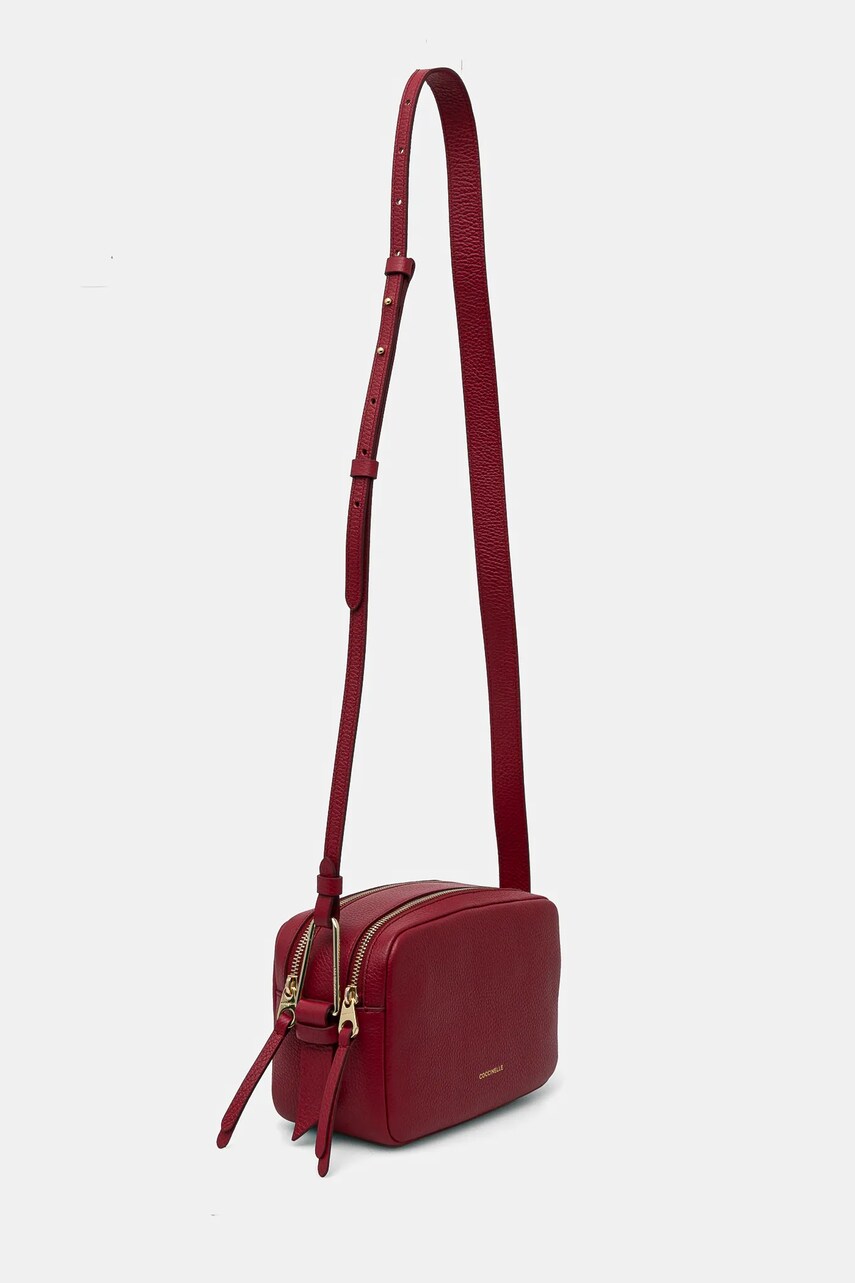 Шкіряна сумочка Coccinelle COCCINELLEMALORY колір бордовий E1 R1K 15 01 01