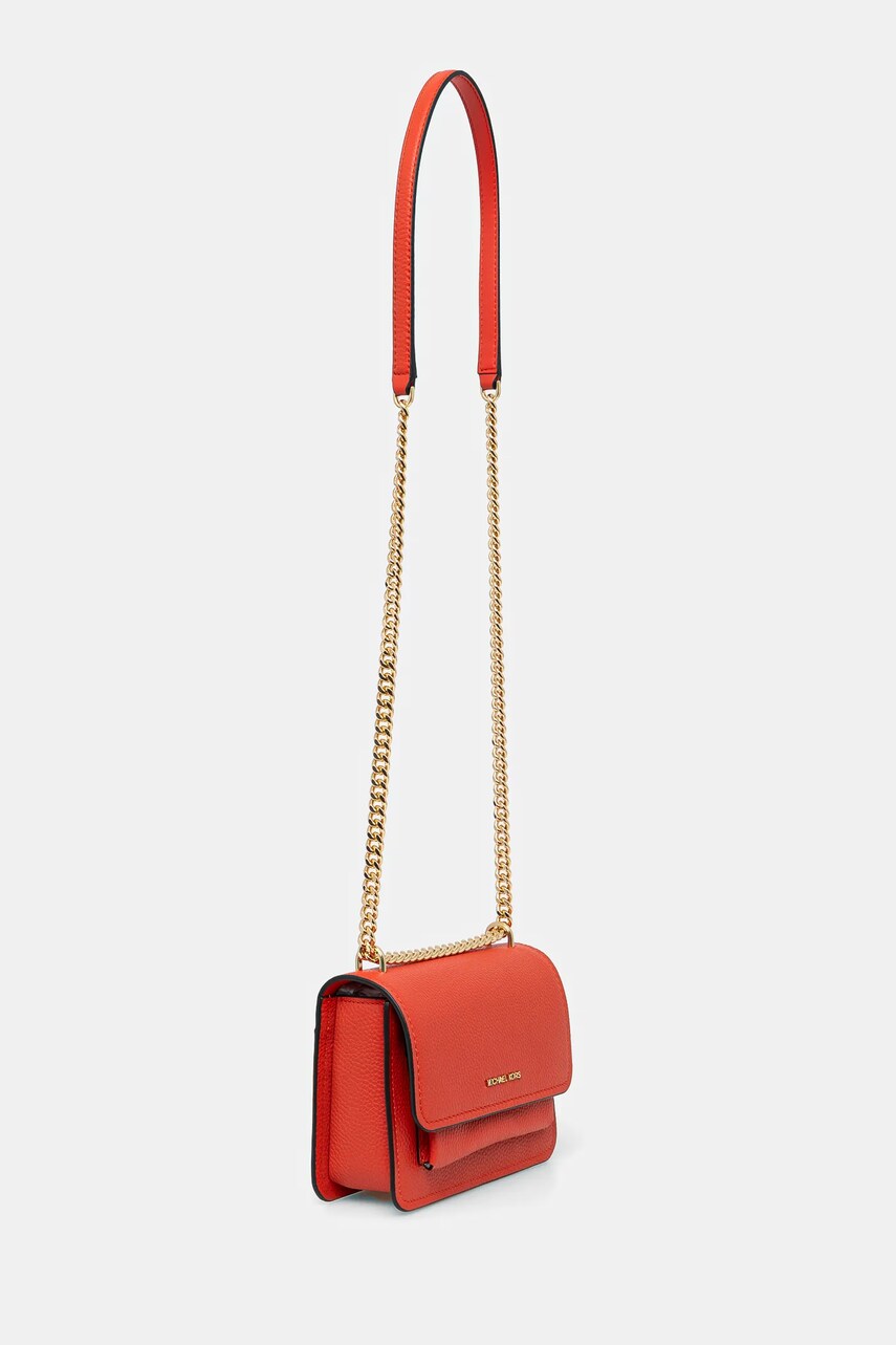 Шкіряна сумочка MICHAEL Michael Kors колір червоний 32T4GC7C1T