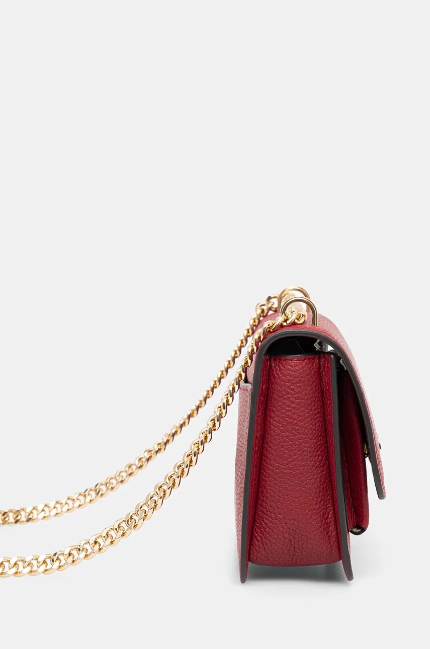 Шкіряна сумочка MICHAEL Michael Kors колір червоний 32T4GC7C1T