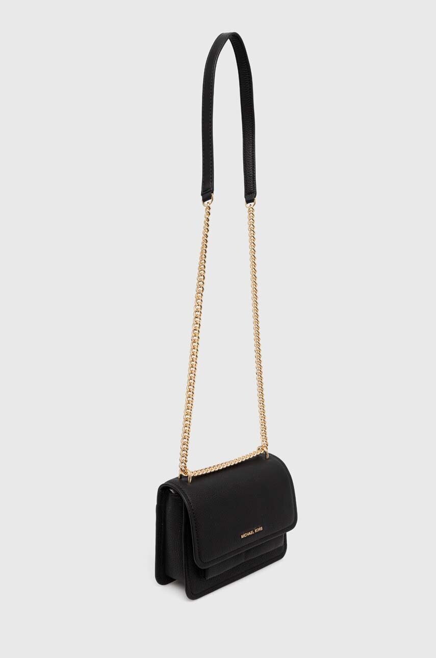 Шкіряна сумочка MICHAEL Michael Kors колір чорний 32T4GC7C1T