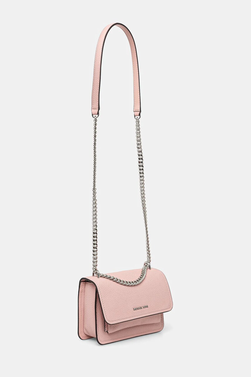 Шкіряна сумочка MICHAEL Michael Kors колір рожевий 32T4SC7C1T