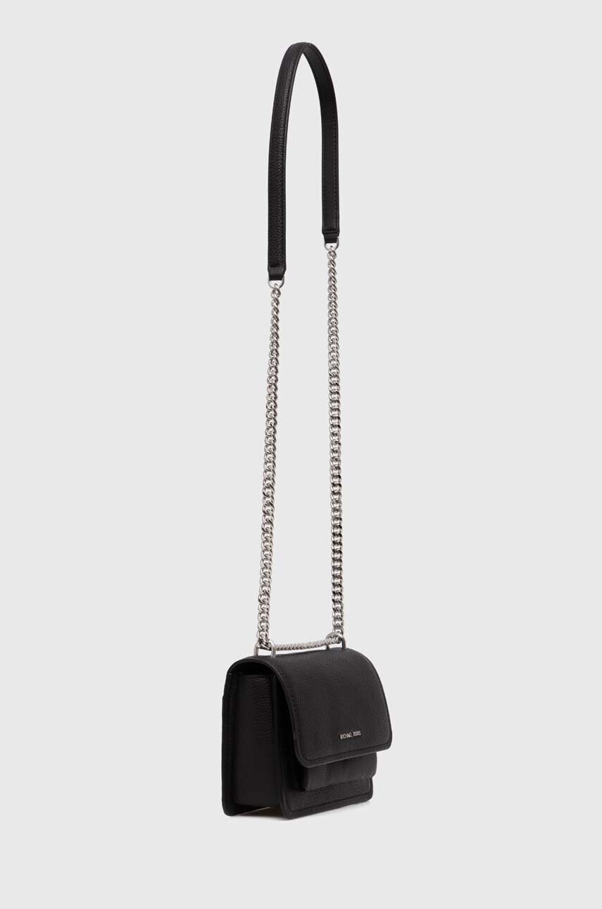 Шкіряна сумочка MICHAEL Michael Kors колір чорний 32T4SC7C1T