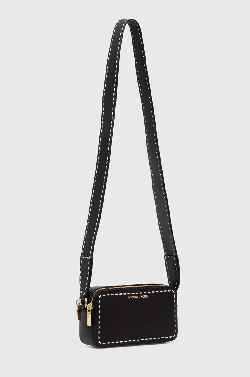 Шкіряна сумочка MICHAEL Michael Kors колір чорний 32T4GJ6C1L