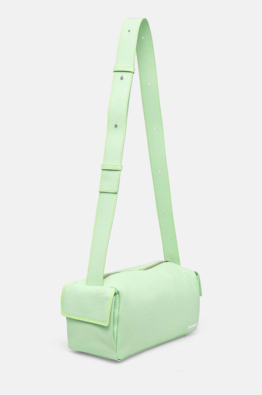 Шкіряна сумочка Sunnei колір зелений MACCWBAG006