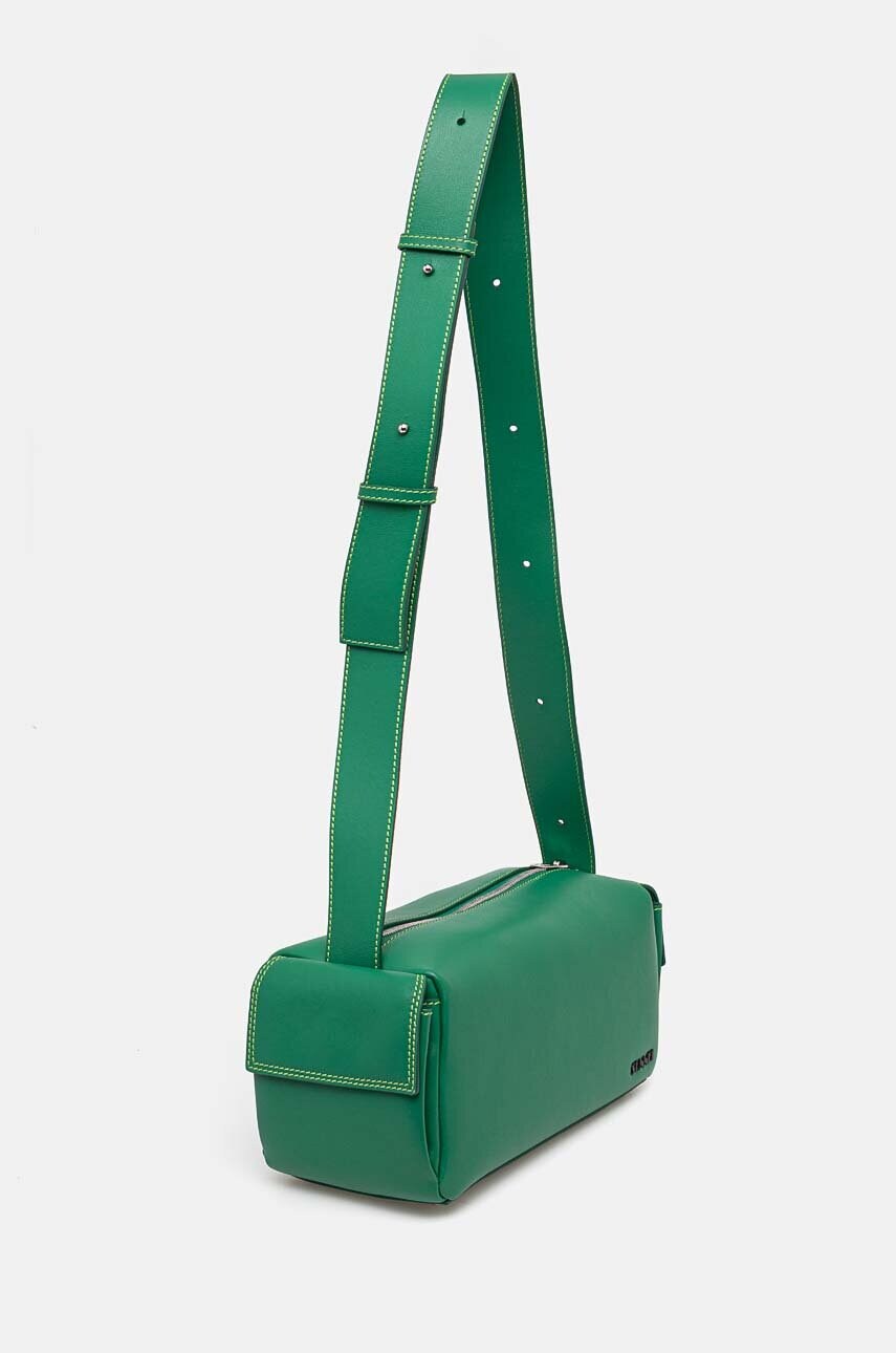 Шкіряна сумочка Sunnei колір зелений MACCWBAG002