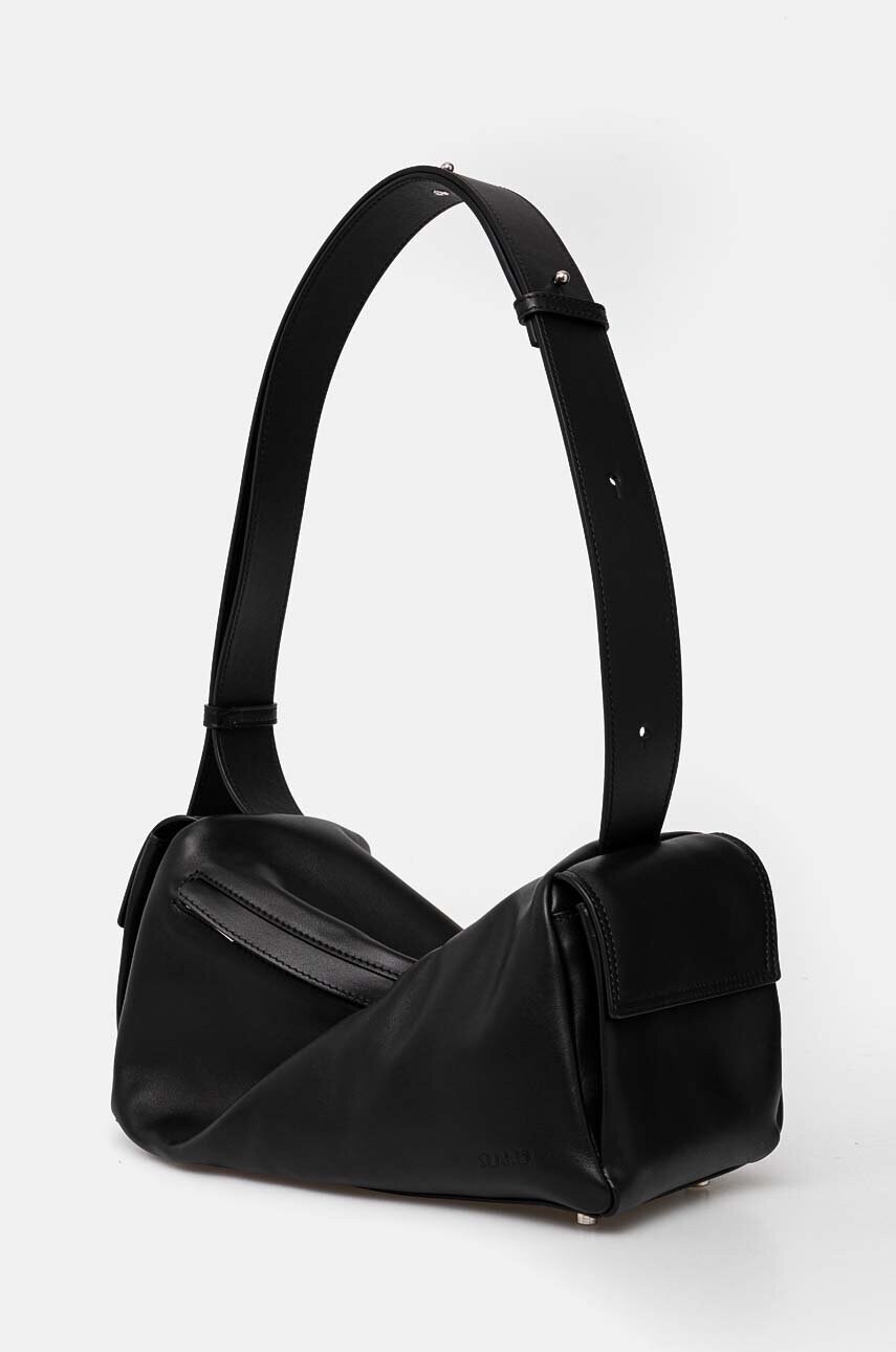 Шкіряна сумочка Sunnei колір чорний CACCWBAG002