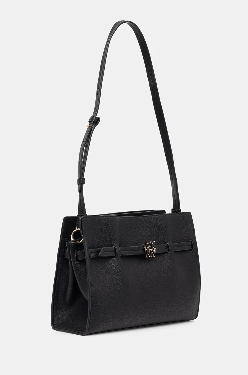 Шкіряна сумочка Dkny колір чорний R43NKF75