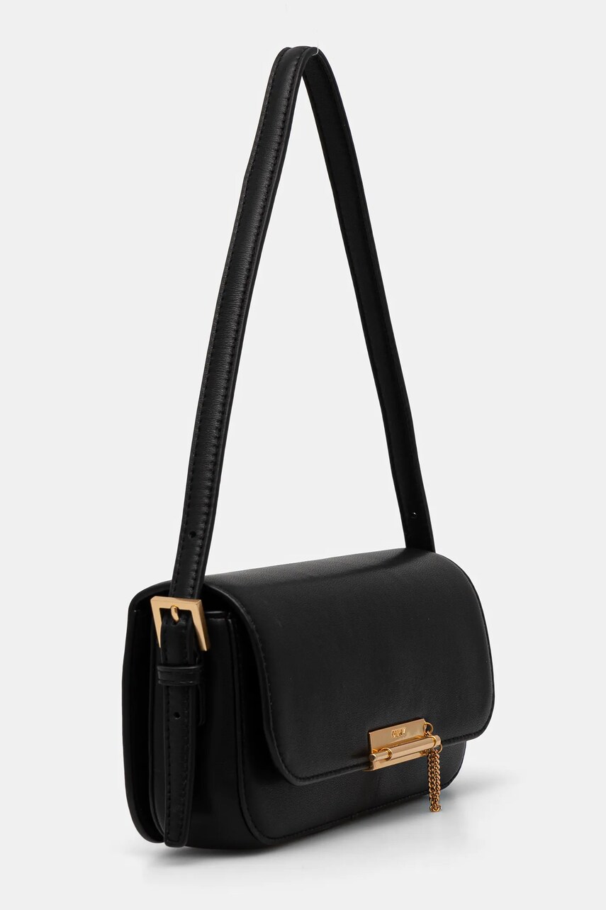 Шкіряна сумочка Dkny колір чорний R433KG59