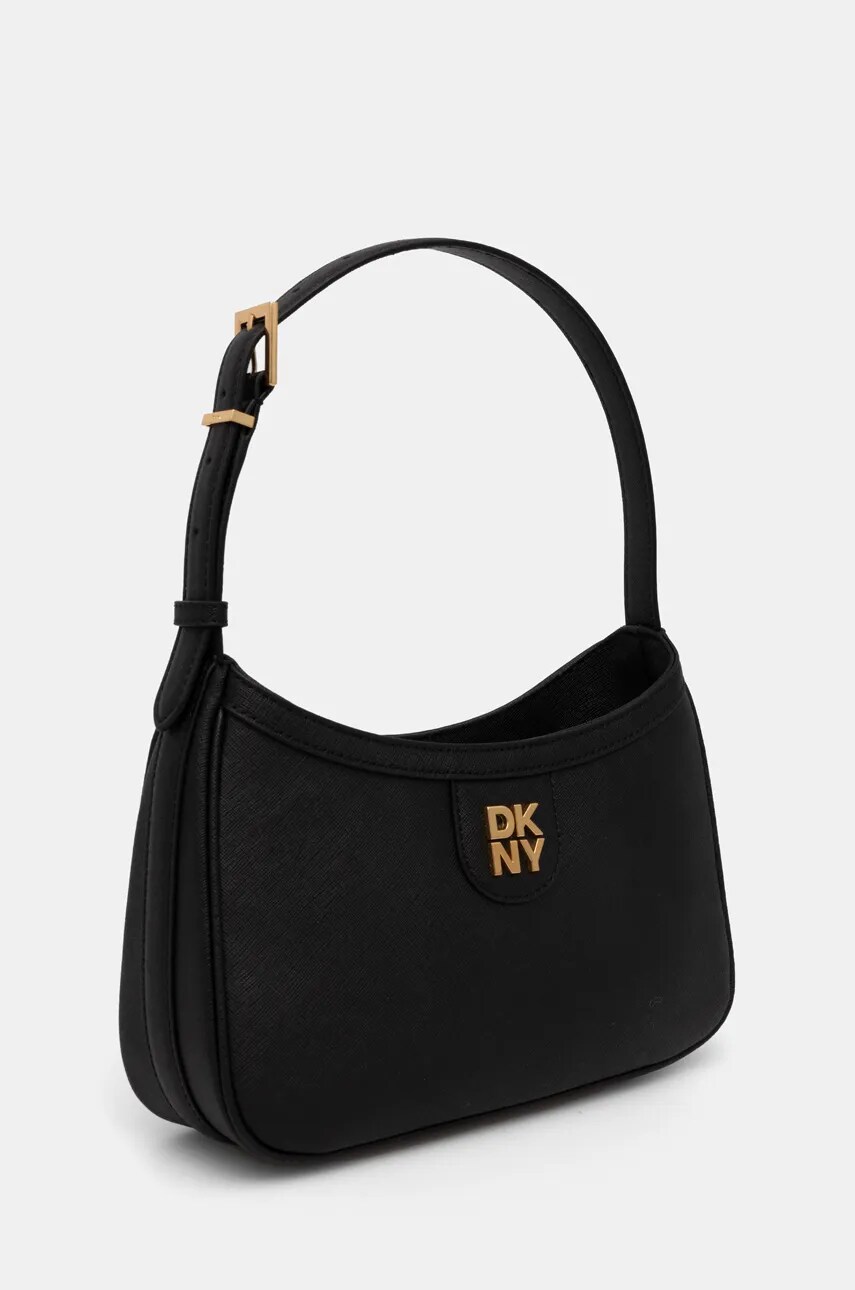Шкіряна сумочка Dkny колір чорний R43HKV84