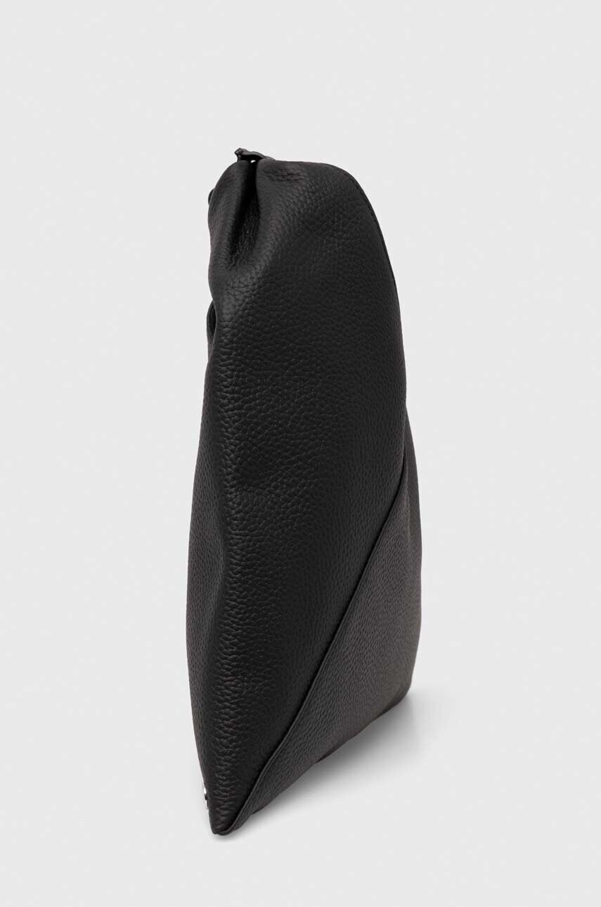 Шкіряна сумочка MM6 Maison Margiela колір чорний SB6WD0013