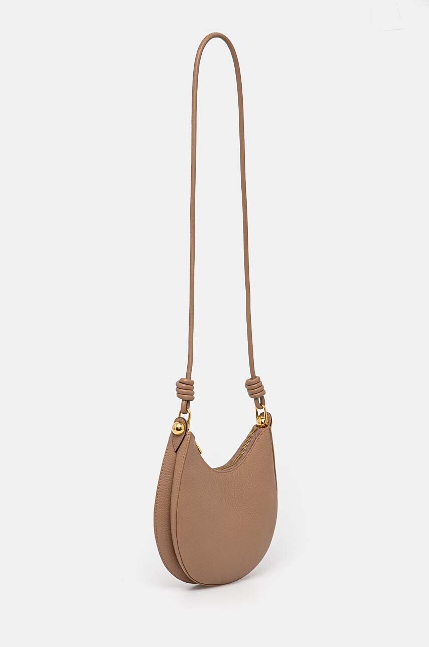 Шкіряна сумочка Furla колір бежевий WE00648.HSF000.YU500