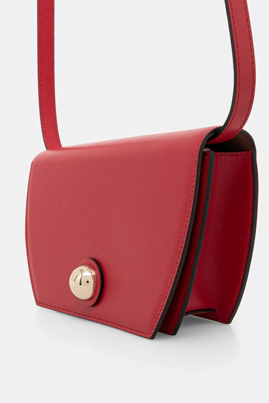 Шкіряна сумочка Furla колір червоний WB01244.AX0733.2673S
