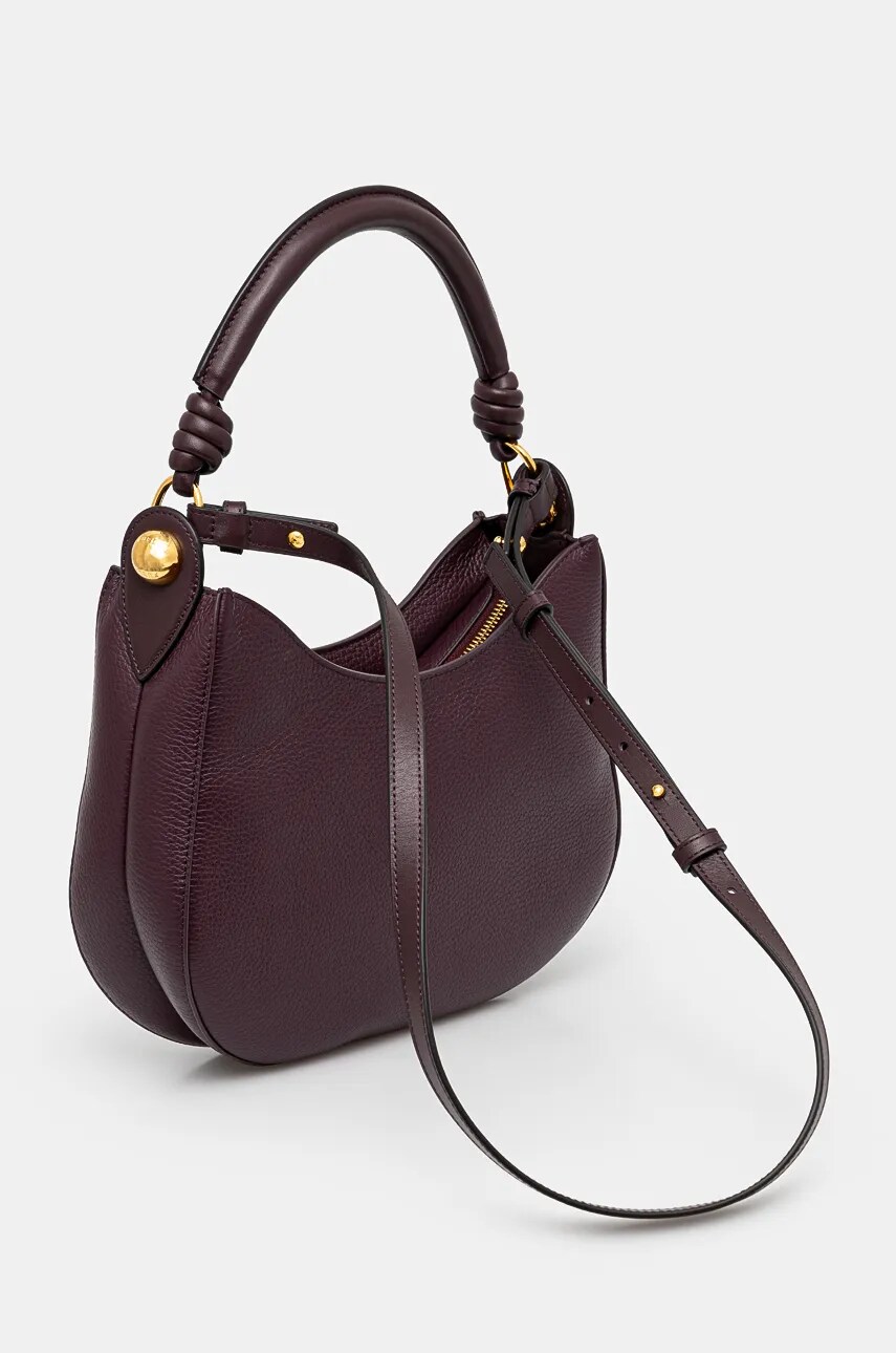 Шкіряна сумочка Furla колір фіолетовий WB01489.BX0176.2516S