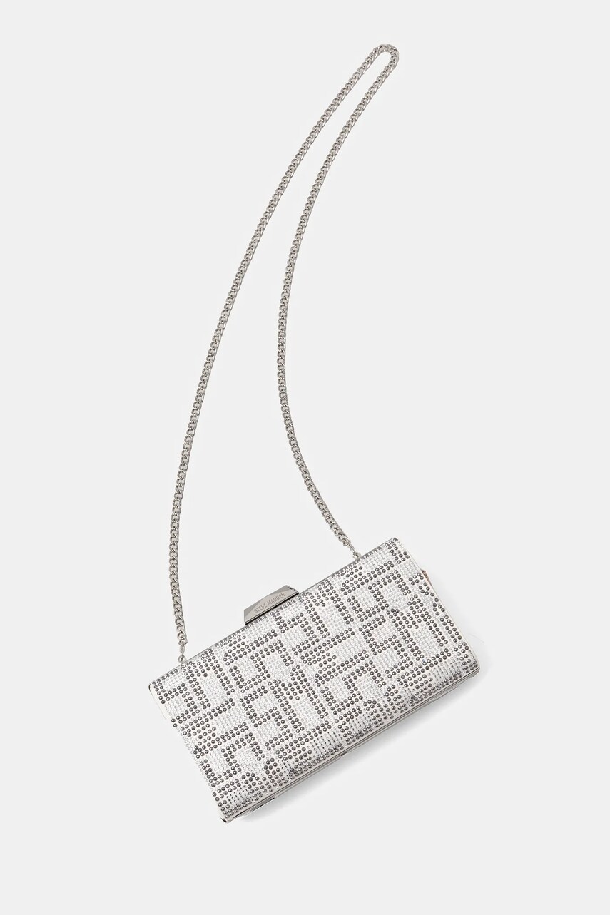 Клатч Steve Madden Bzora колір срібний SM13001628