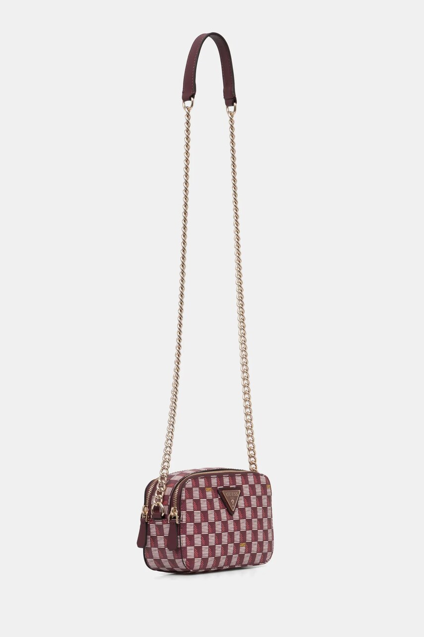 Сумочка Guess колір бордовий HWJT93 44140