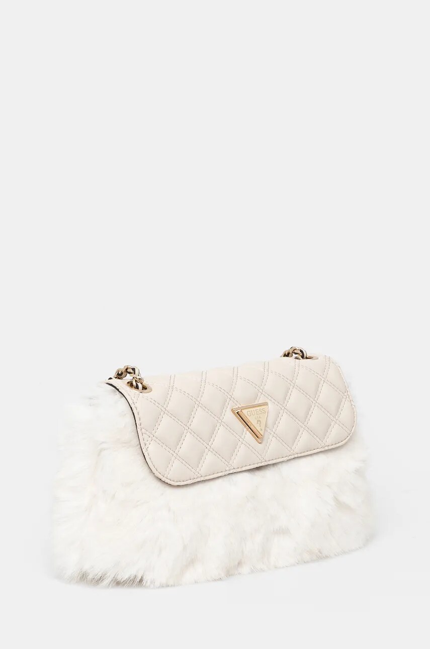 Сумочка Guess LISE колір бежевий HWQF93 52210