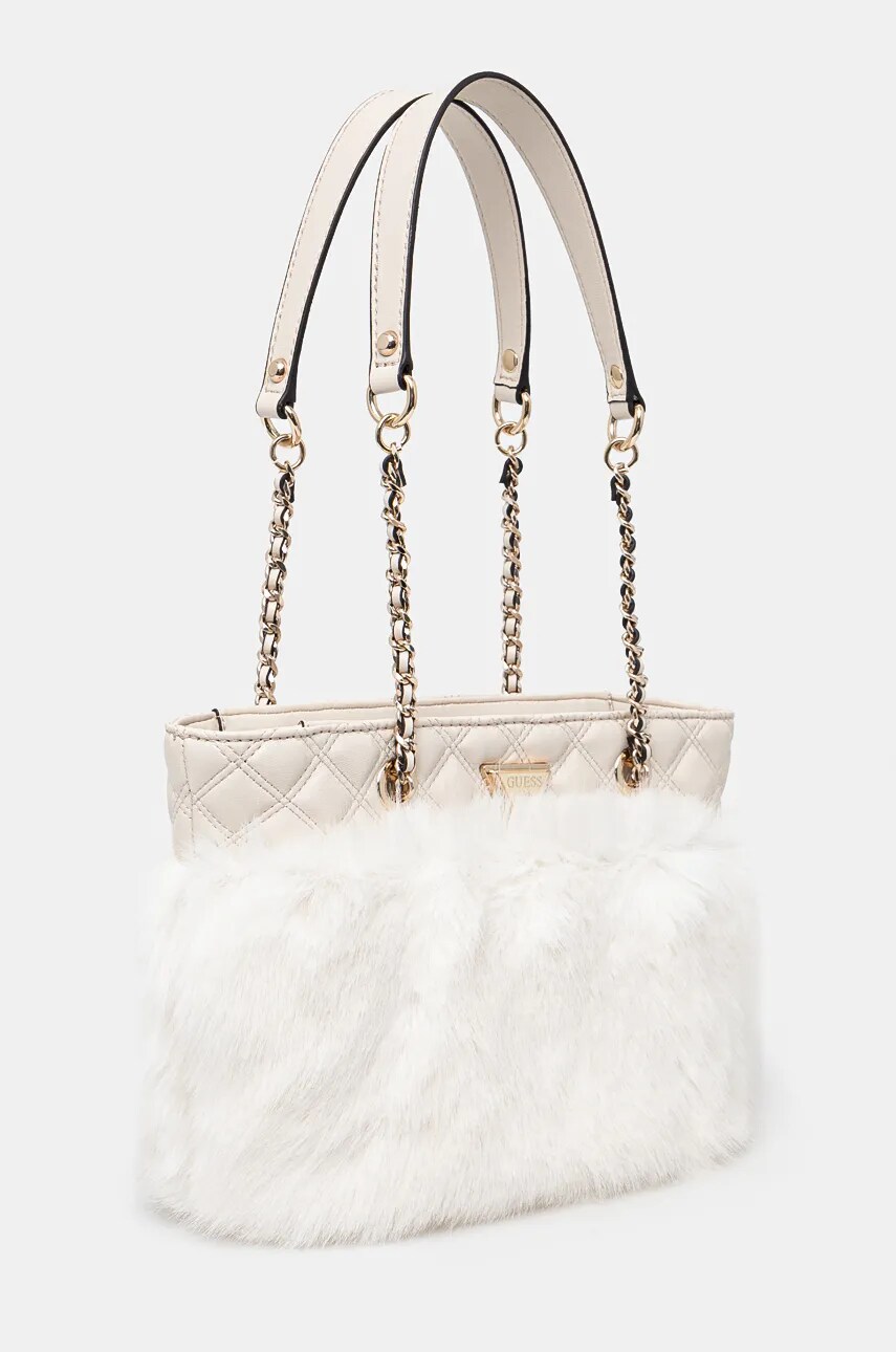 Сумочка Guess LISE колір бежевий HWQF93 52220
