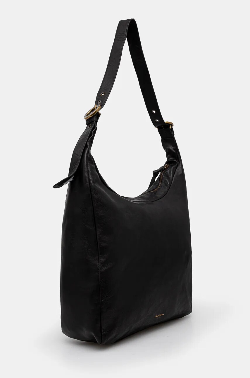 Шкіряна сумочка Pepe Jeans YUKI MAOS колір чорний PL031584