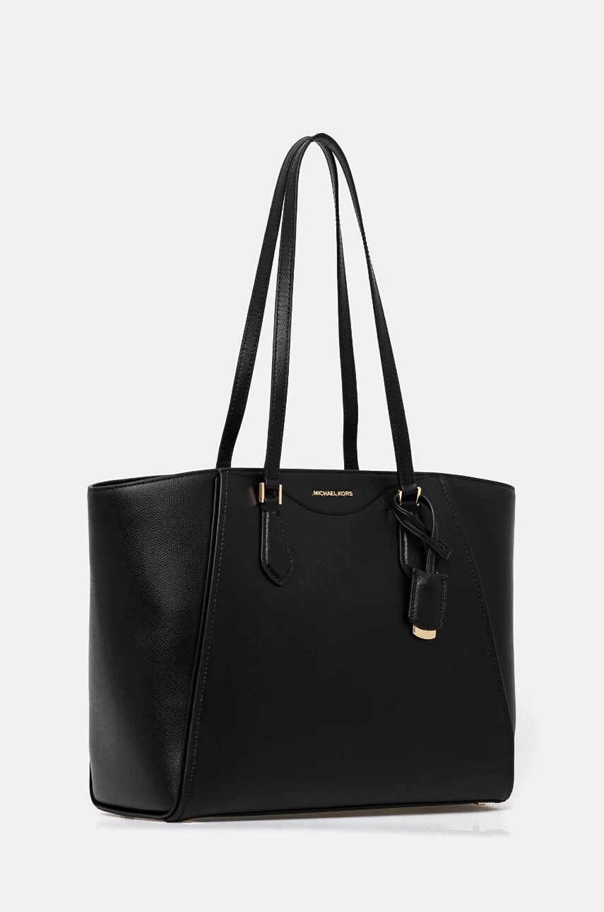 Шкіряна сумочка MICHAEL Michael Kors колір чорний 30F4GTBT7L