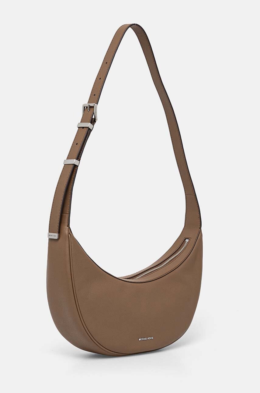Шкіряна сумка MICHAEL Michael Kors колір коричневий 32T4S1UC6L