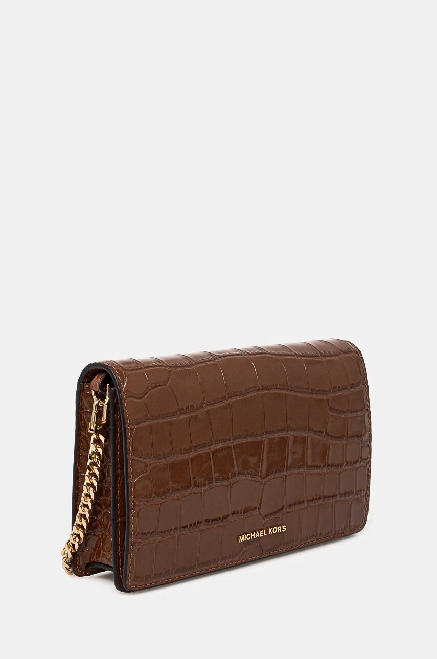Купити Шкіряна сумочка MICHAEL Michael Kors колір коричневий 32F4GJ6C8E – головне зображення