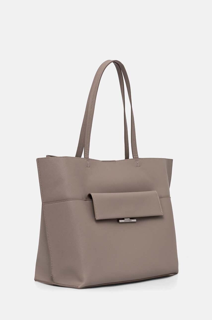 Сумочка Calvin Klein колір сірий K60K612556