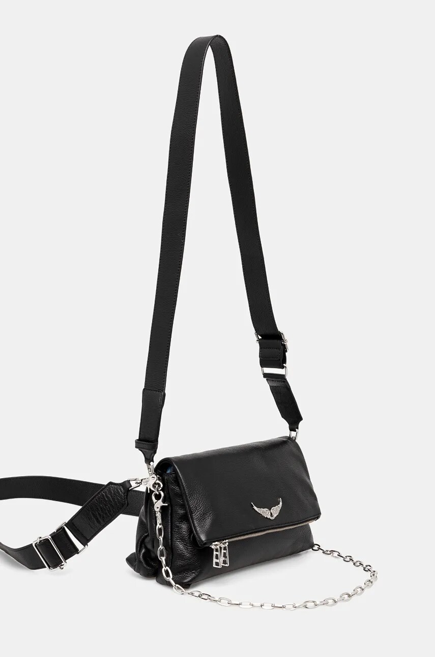 Шкіряна сумочка ZADIG&VOLTAIRE колір чорний LWBA00008