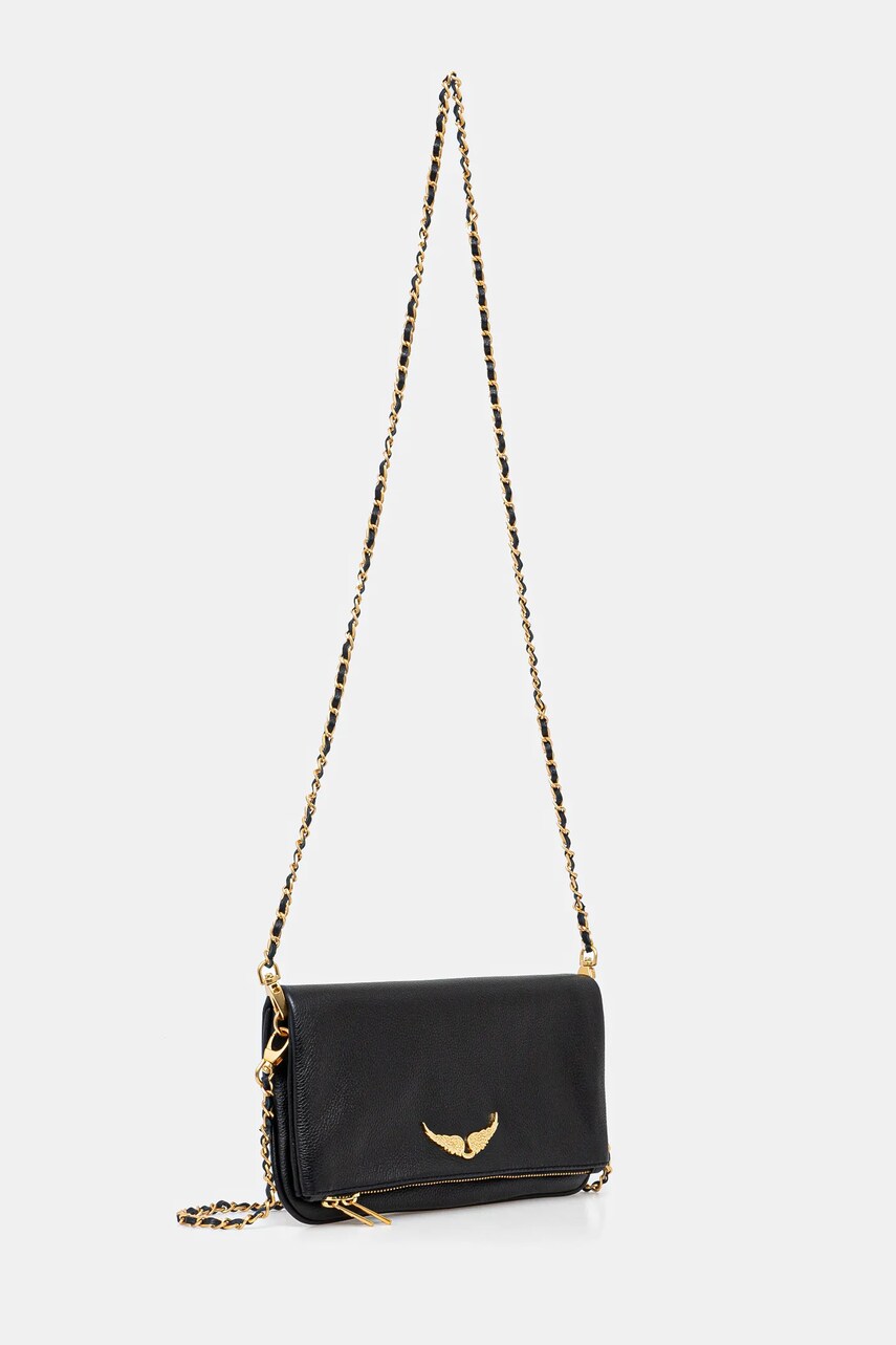 Шкіряна сумочка ZADIG&VOLTAIRE колір чорний LWBA00001
