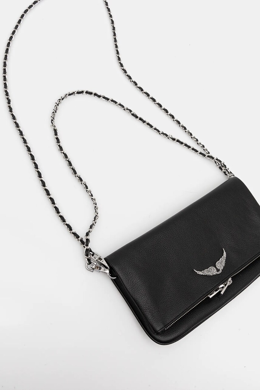 Шкіряна сумочка ZADIG&VOLTAIRE колір чорний LWBA00001